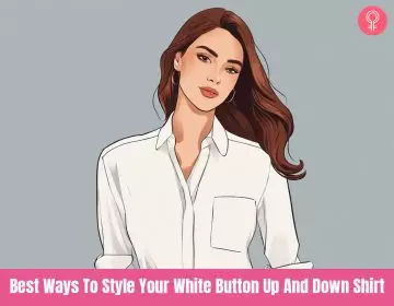 how to style a white button up