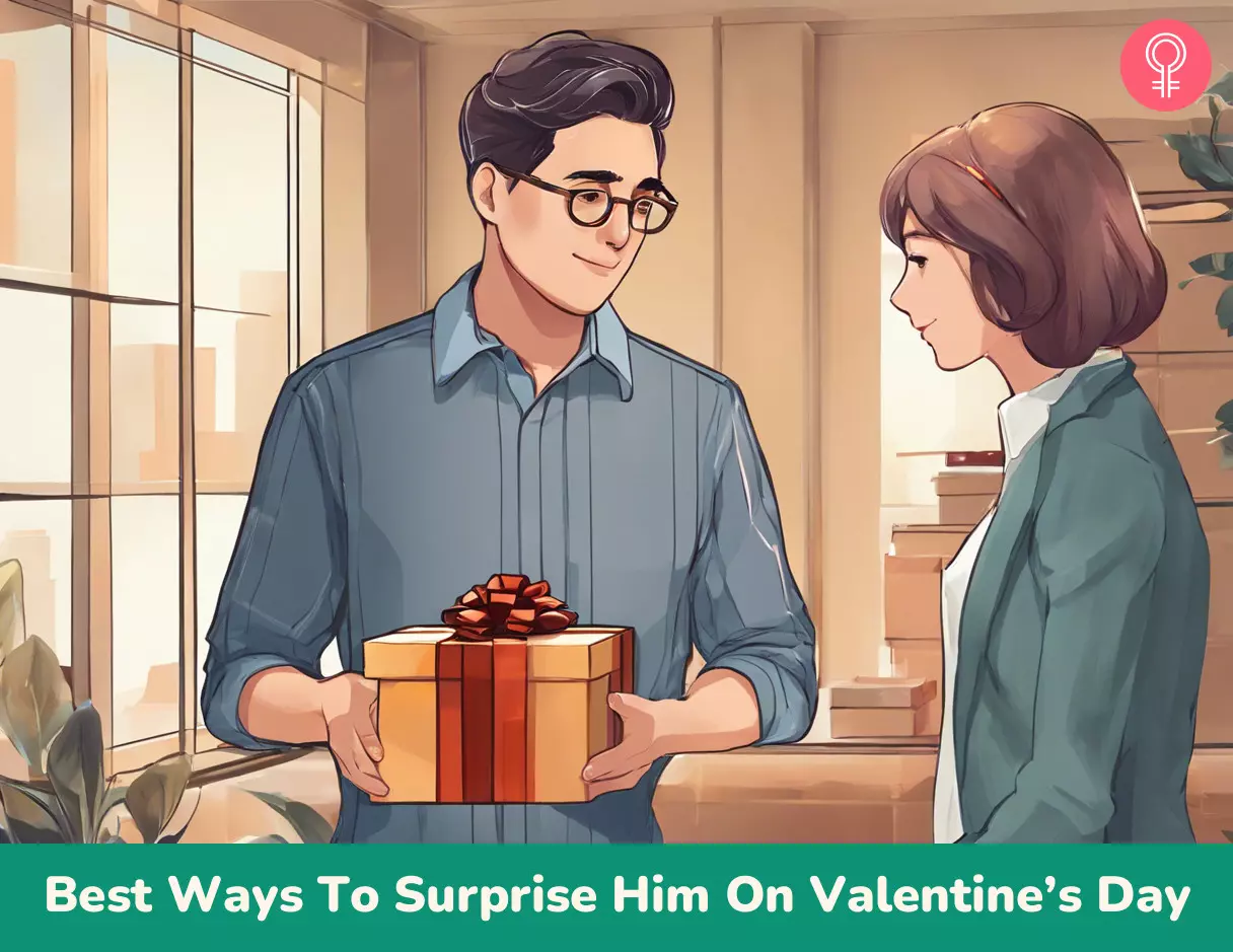 valentine day surprise for him