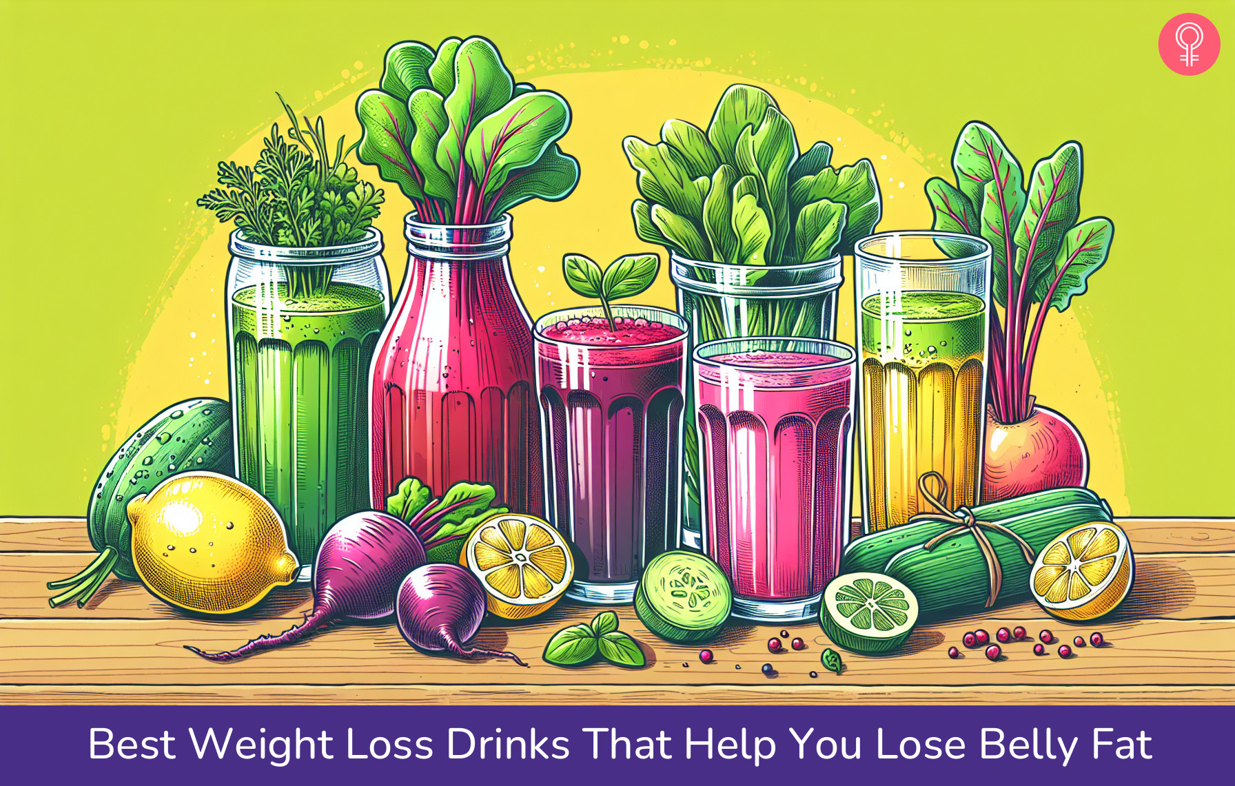 weight loss drinks_illustration
