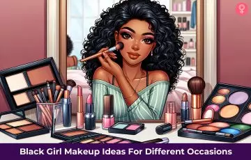 black girl makeup_illustration