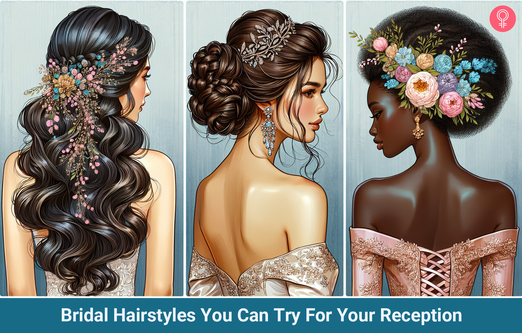 bridal hairstyles for reception_illustration