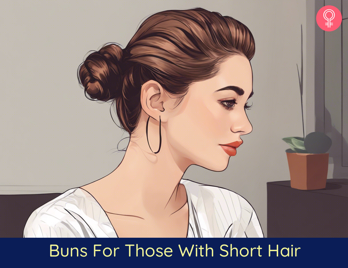 Buns For Short Hair