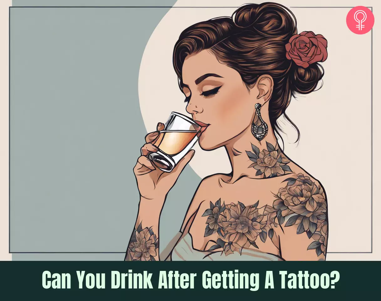 can you drink after getting a tattoo