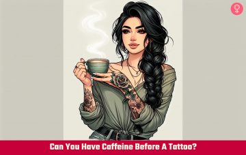 caffeine before tattoo