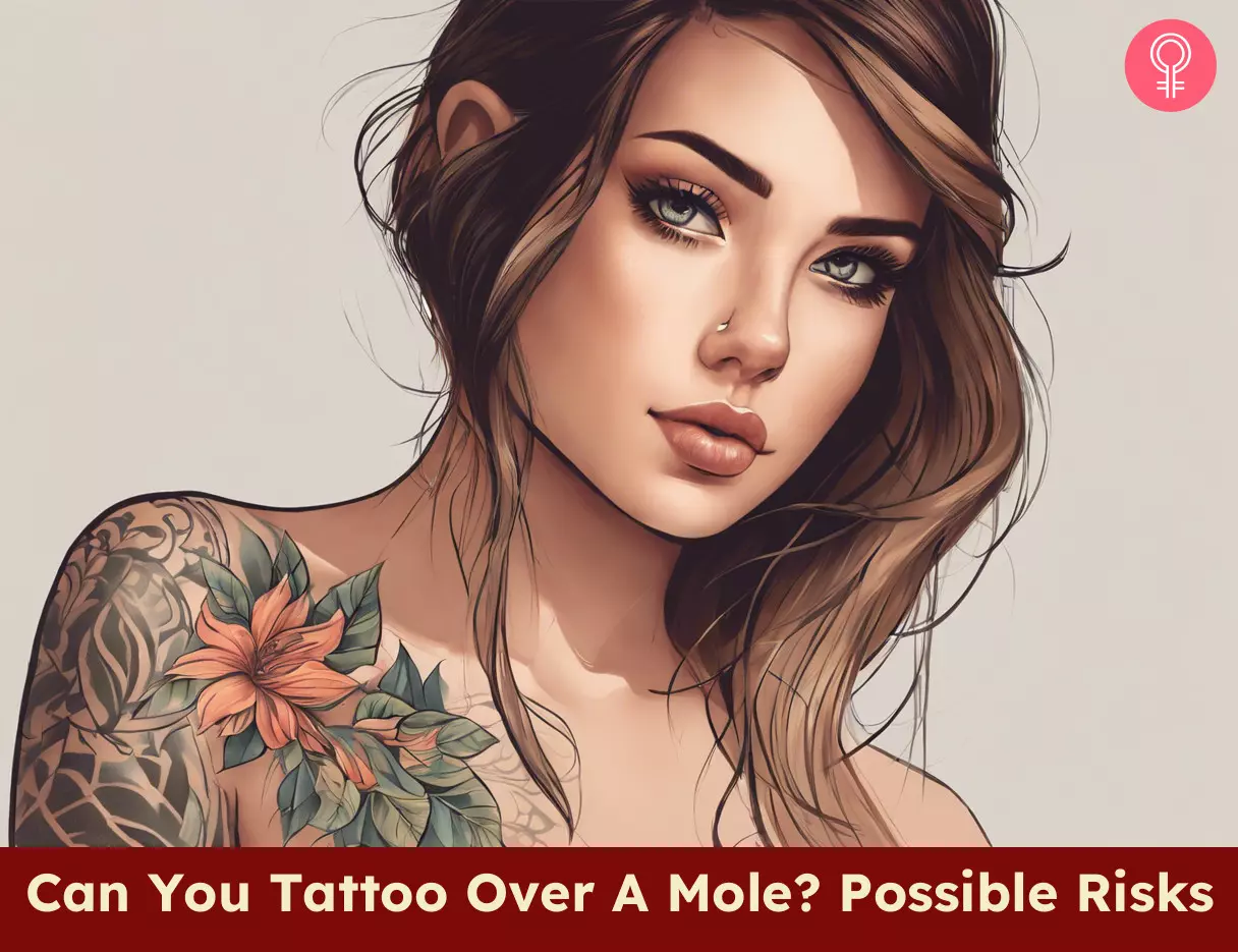 can you tattoo over a mole