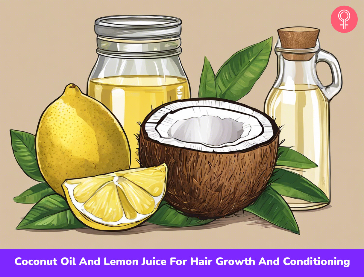 coconut oil and lemon juice for hair growth