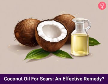 Coconut oil for scars