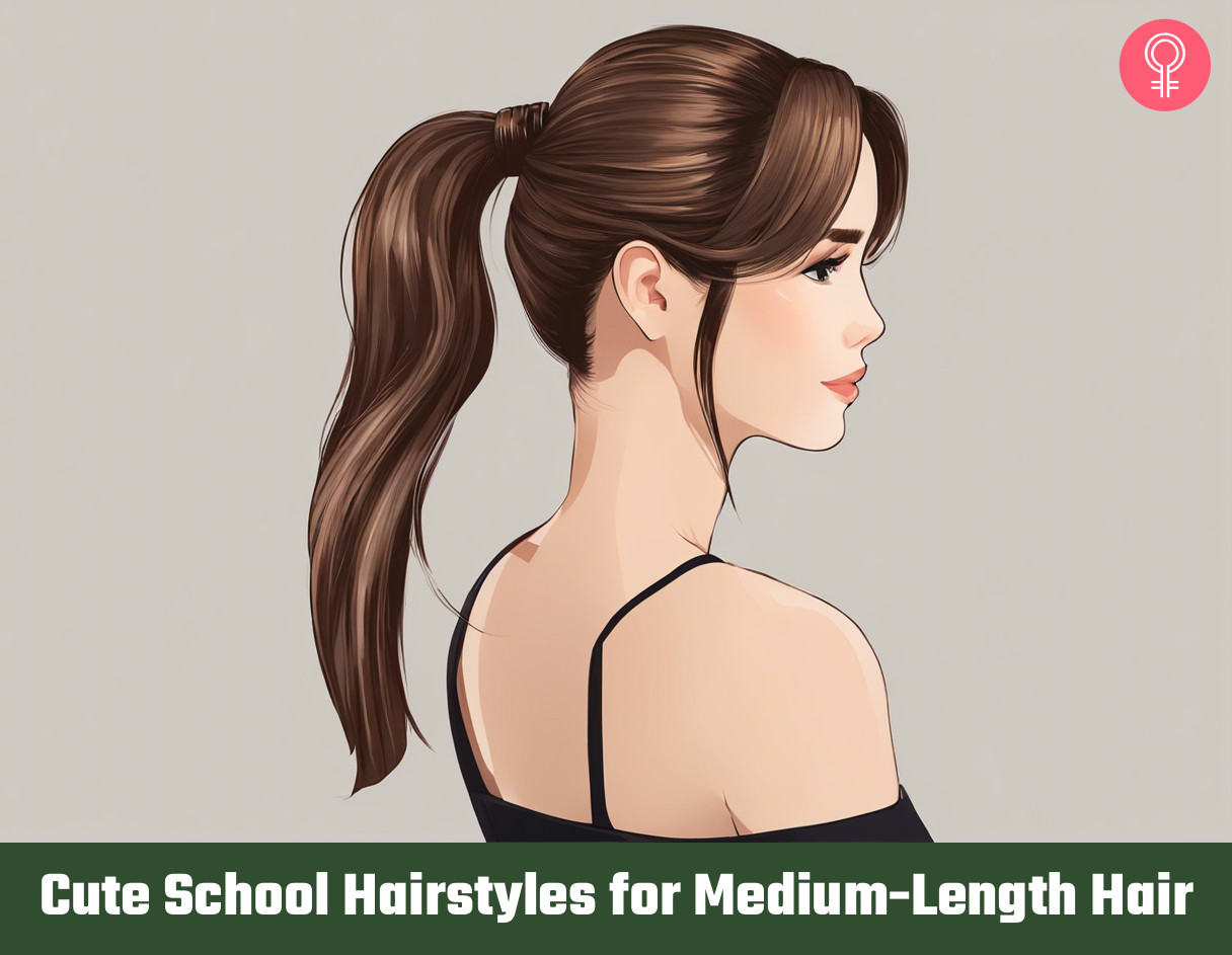 School Hairstyles for Medium Length Hair