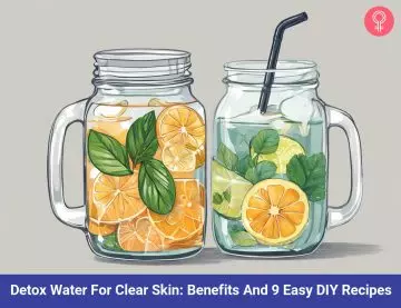 detox water for clear skin_illustration