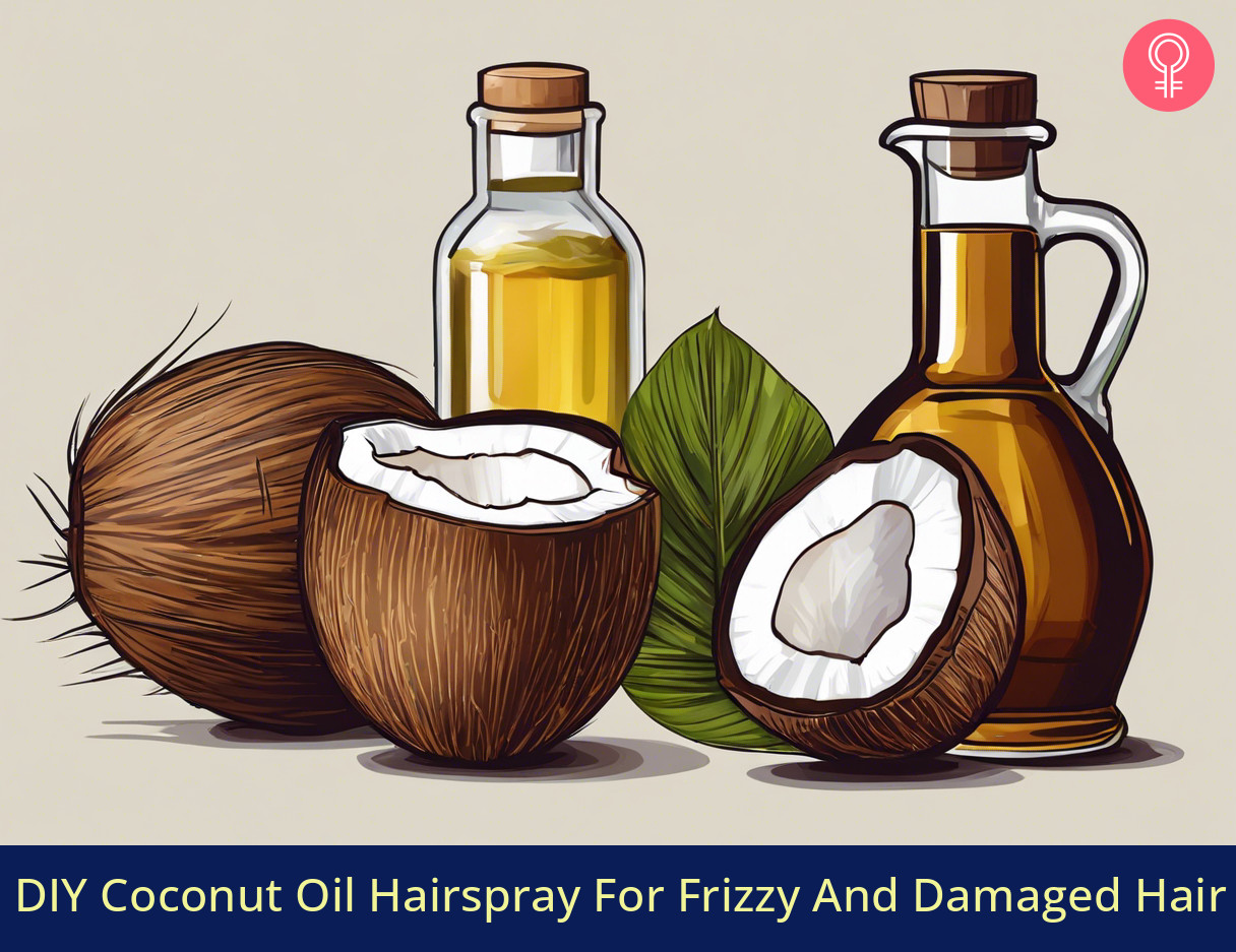 Coconut Oil Hairspray For Frizzy Hair