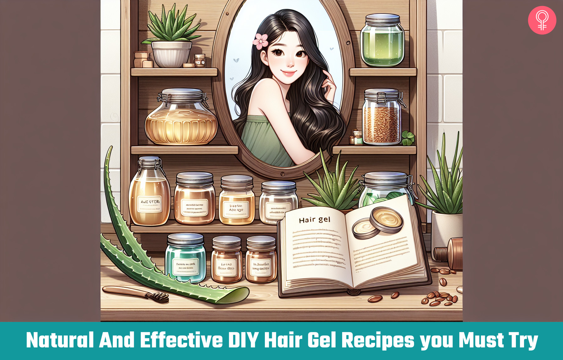 Hair Gel Recipes For Silky Smooth Hair_illustration
