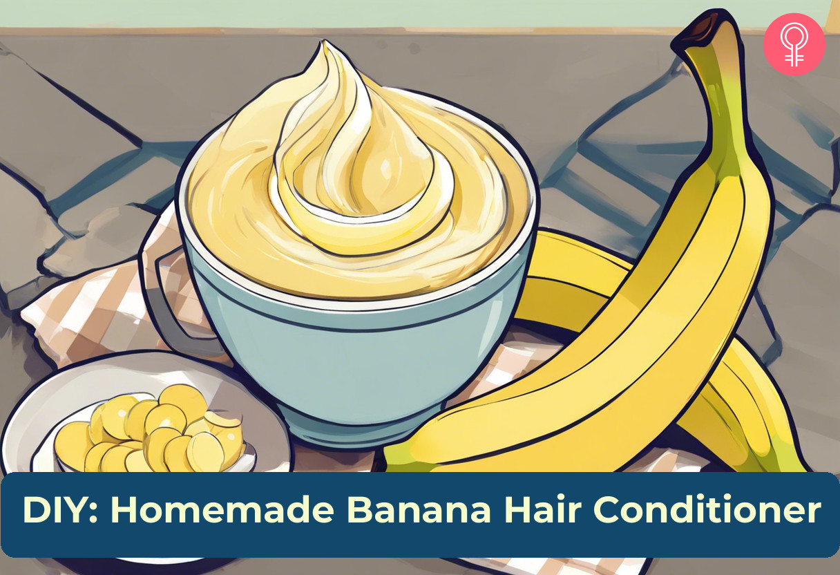 homemade banana hair conditioner