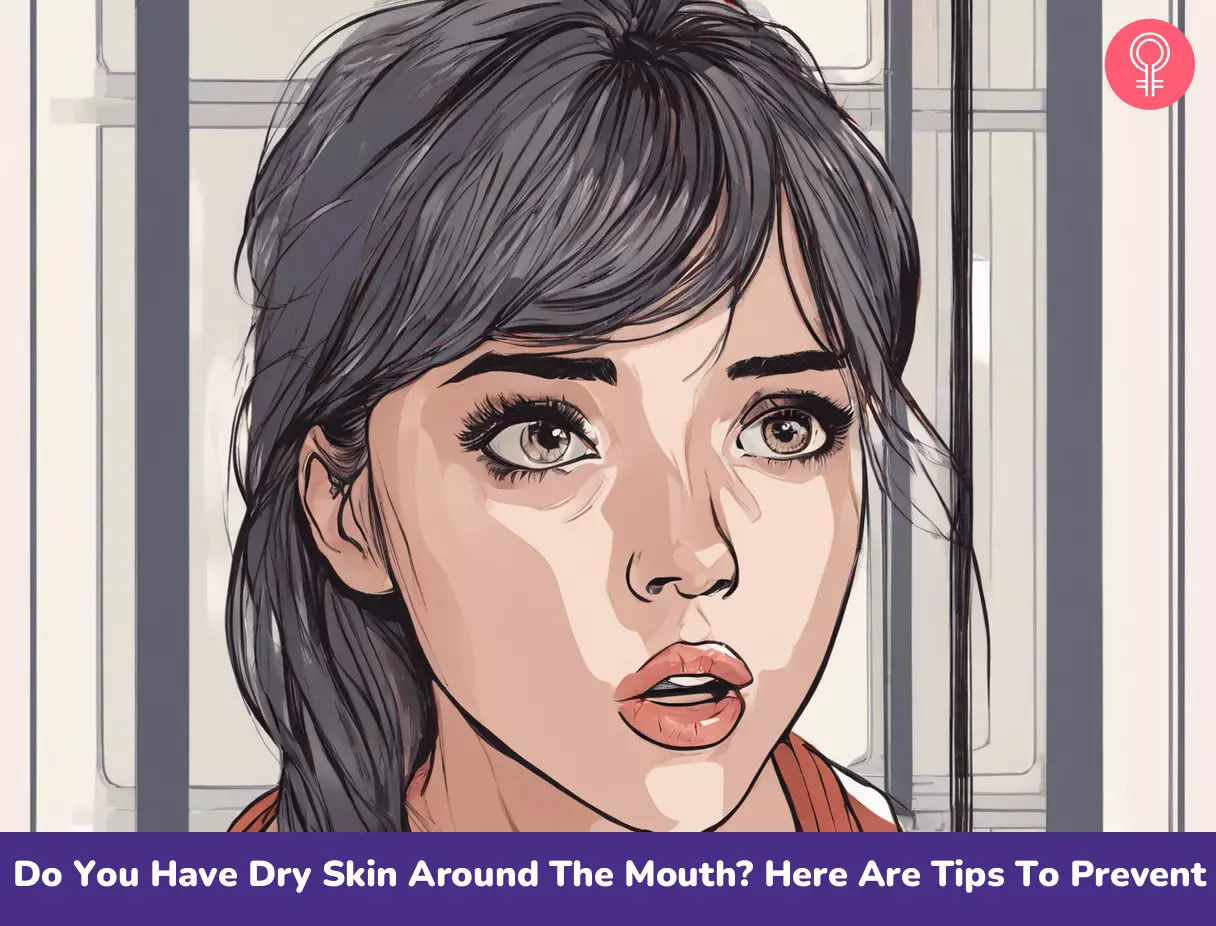 dry skin around mouth