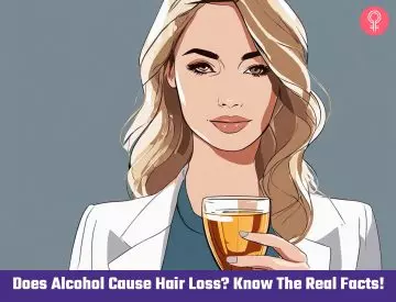 alcohol cause hair fall