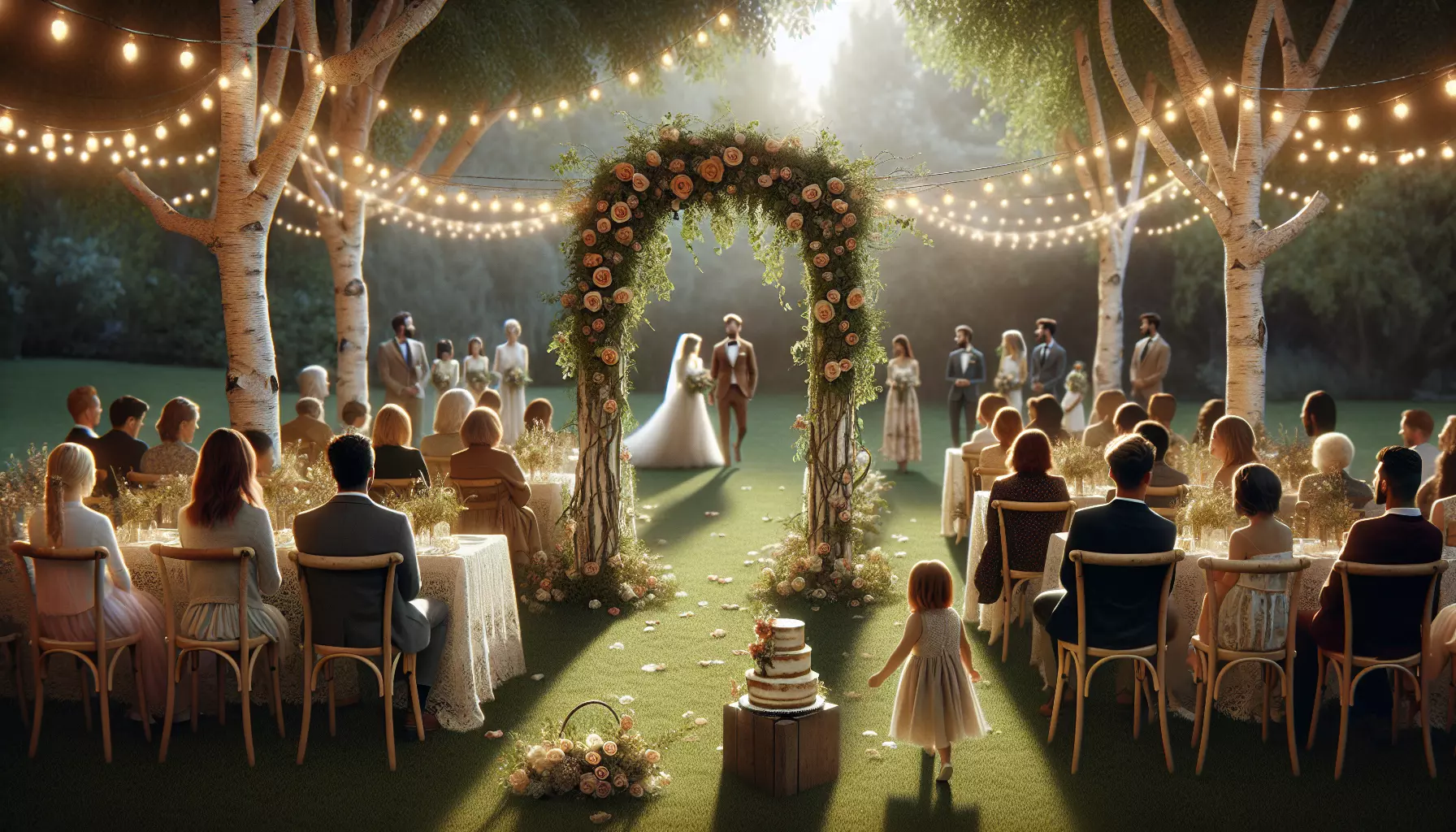Backyard wedding ideas_illustration