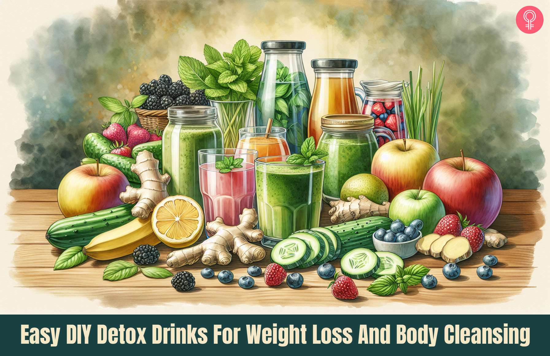 Detox Drinks For Weight Loss_illustration