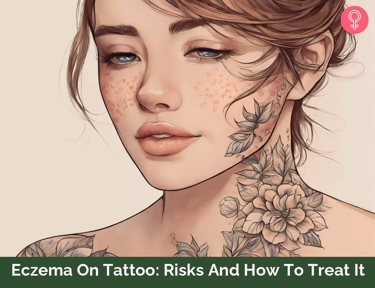 eczema on tattoo