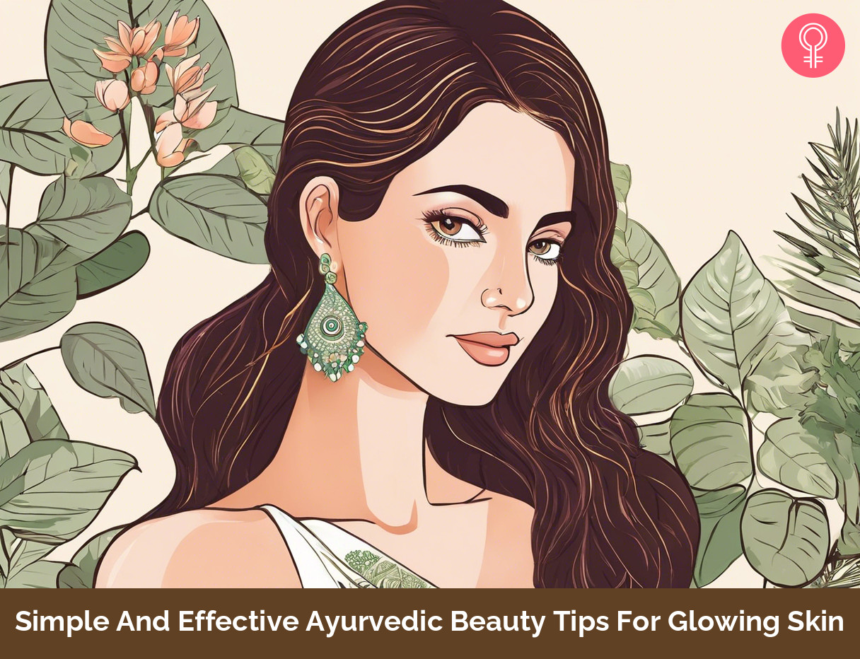 Ayurvedic Beauty Tips For Glowing Skin_illustration