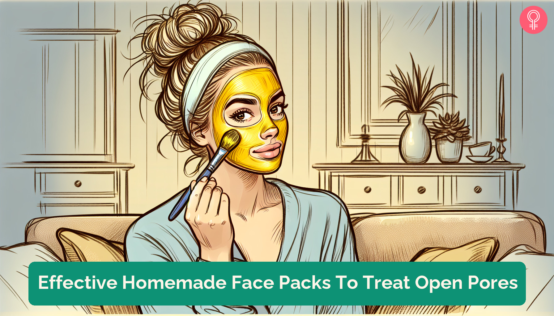 face packs to treat open pores