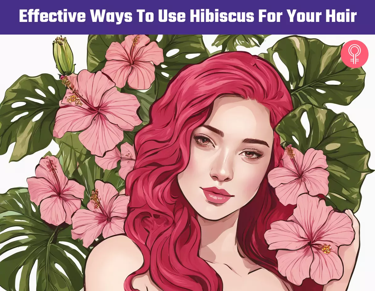 Hibiscus For Your Hair_illustration