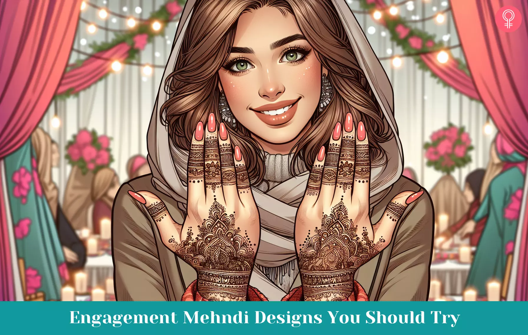 Engagement Mehndi Designs