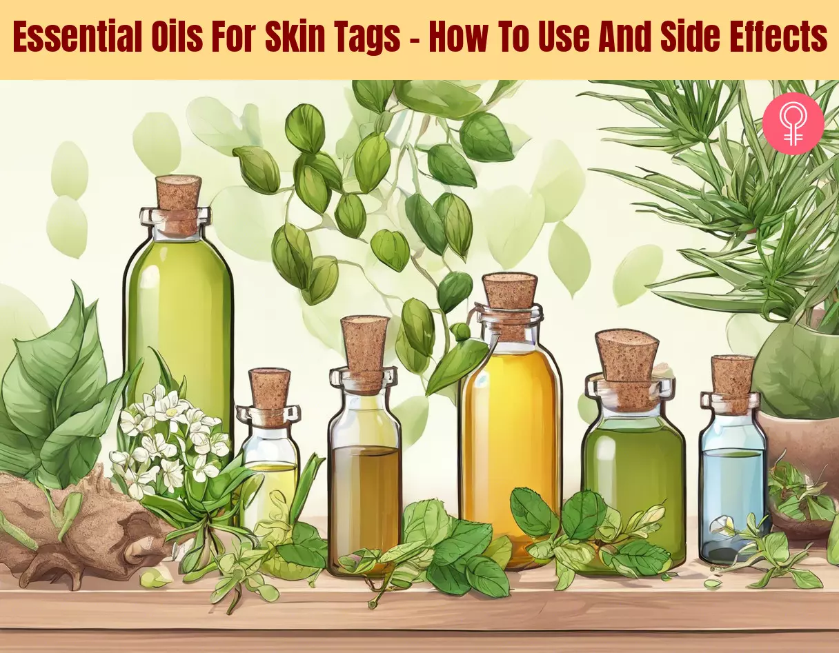 essential oils for skin tags_illustration