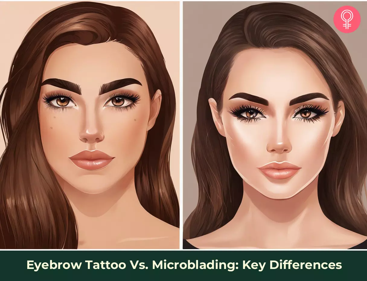 eyebrow tattoo vs microblading