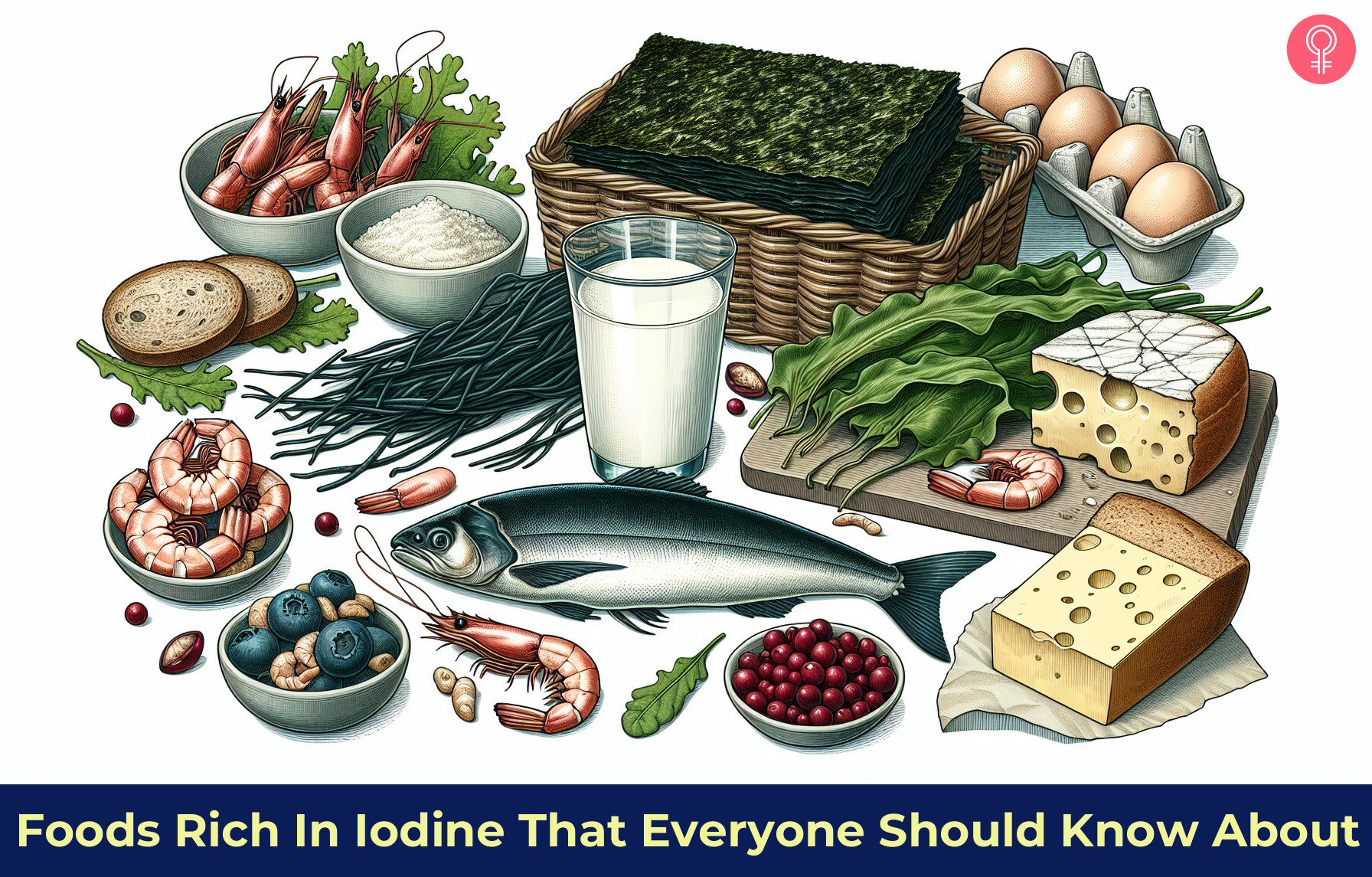 foods rich in iodine_illustration