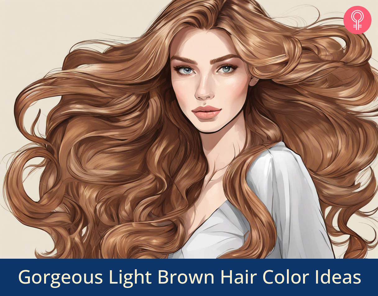 Light Brown Hair Color Ideas_illustration