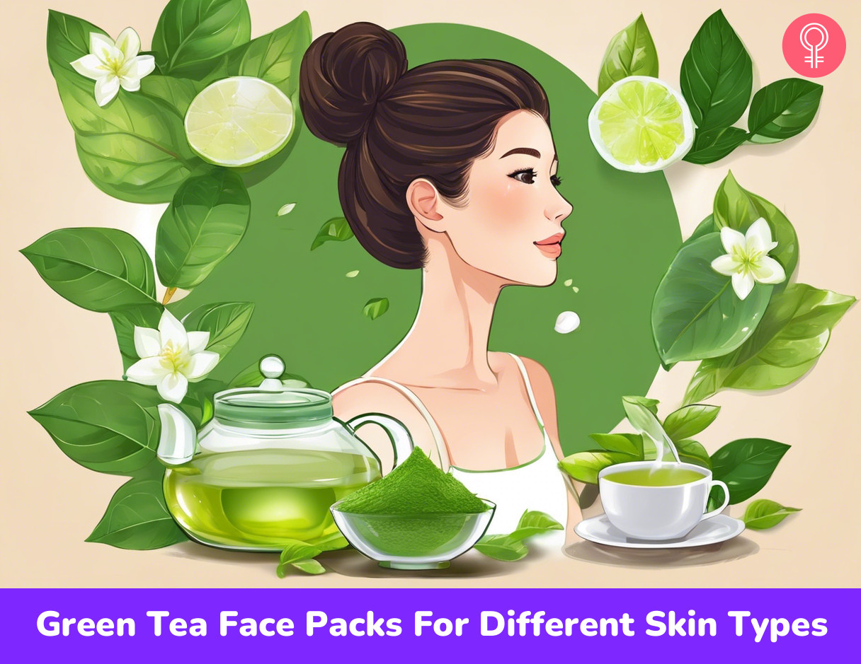 green tea face packs