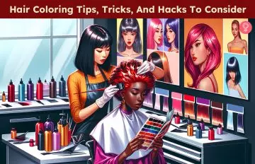 hair coloring_illustration