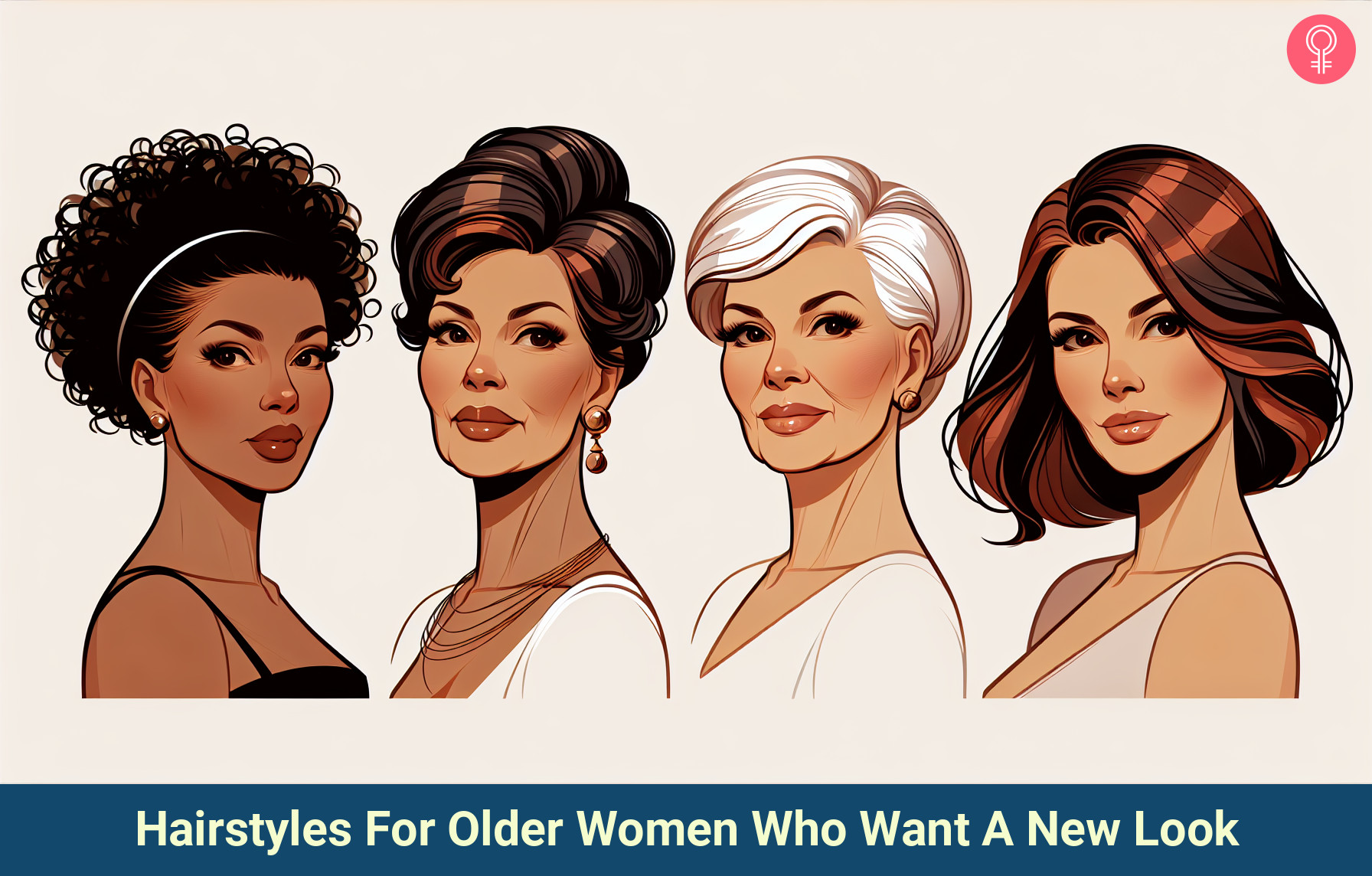 hairstyles for older women_illustration