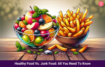 junk food vs. healthy food