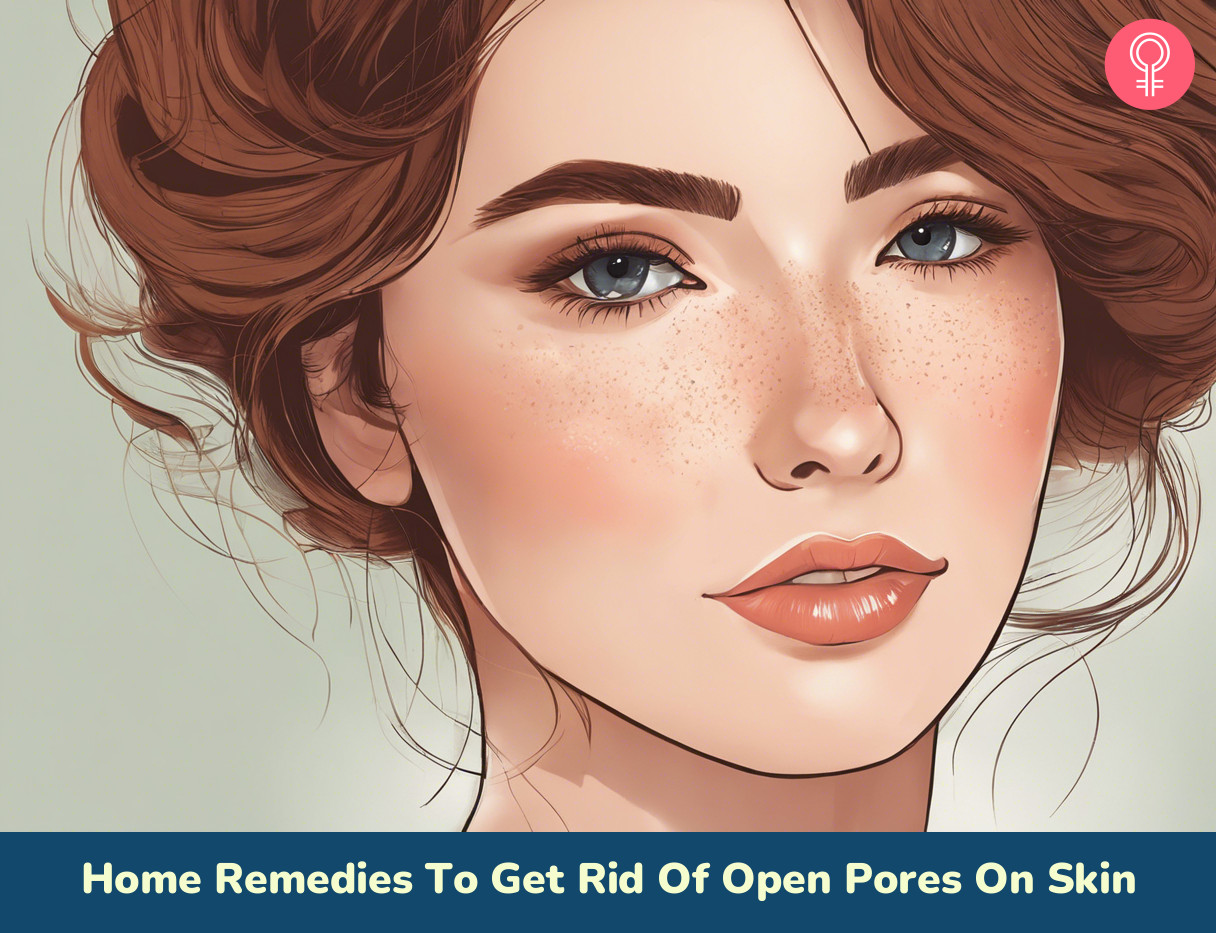 get rid of open pores