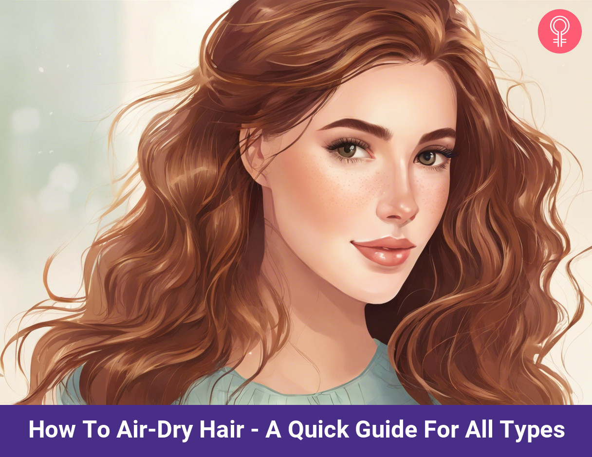 how to air-dry hair