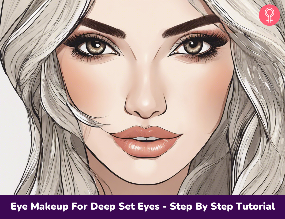 Makeup For Deep-Set Eyes_illustration