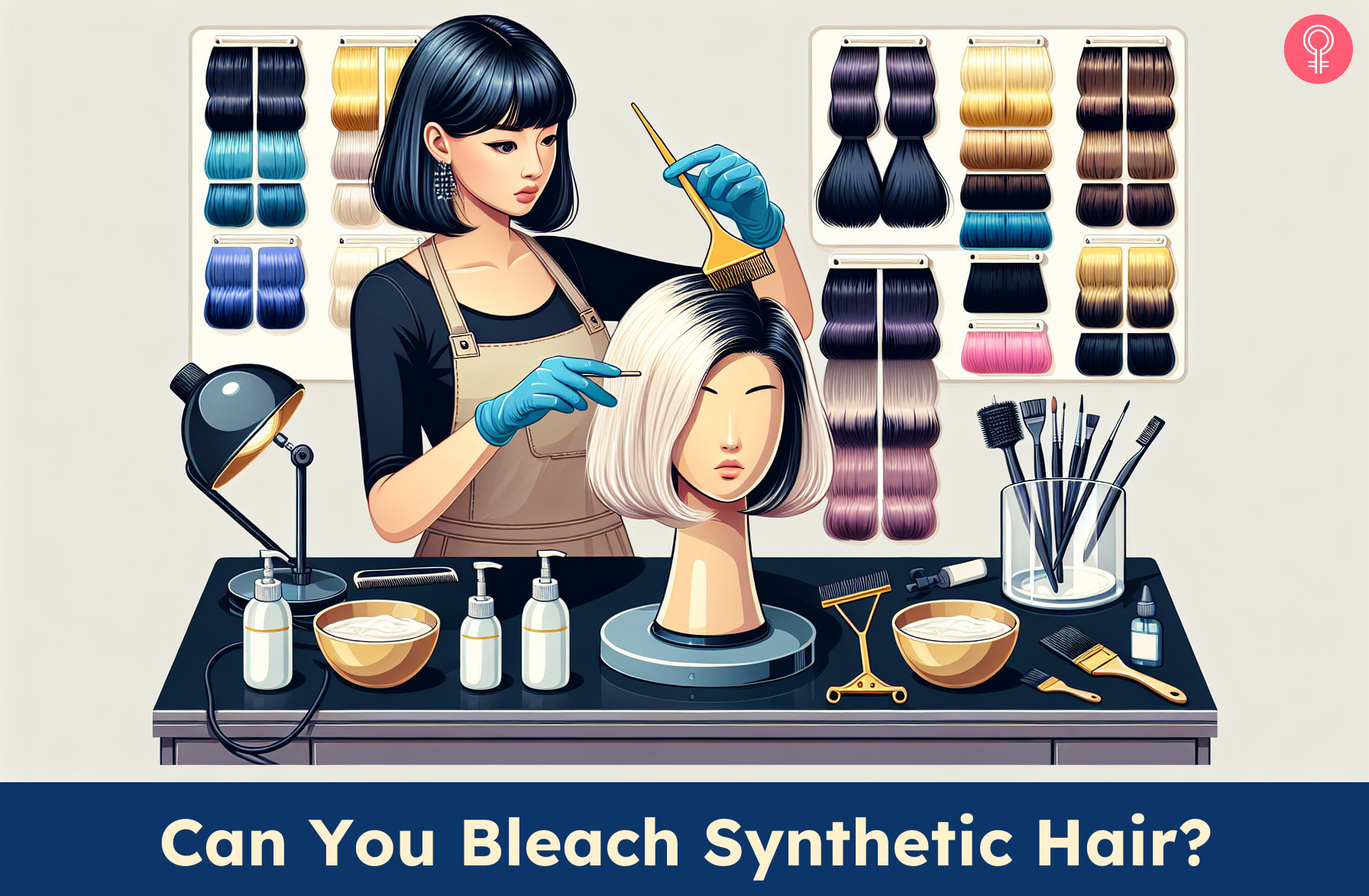Bleach Synthetic Hair Wigs_illustration