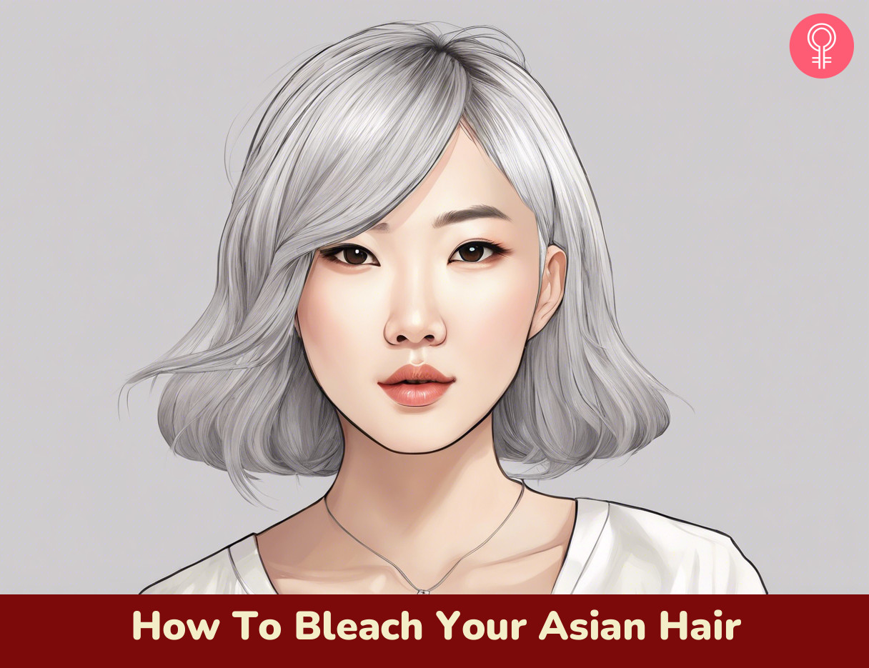 asian bleached hair_illustration