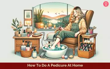 how to pedicure at home