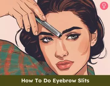 How To Do Eyebrow Slits