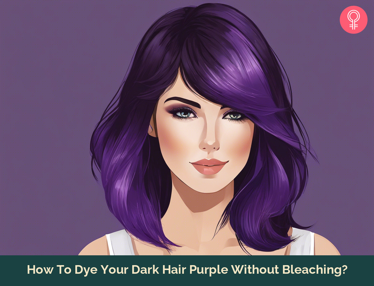 Dye Your Dark Hair Purple