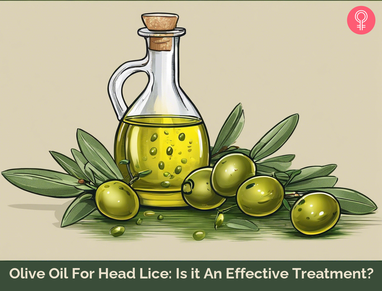 Olive Oil for Head Lice_illustration