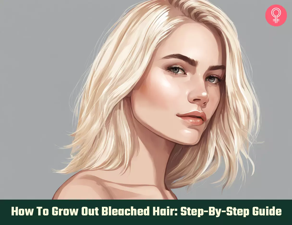 growing out bleached hair