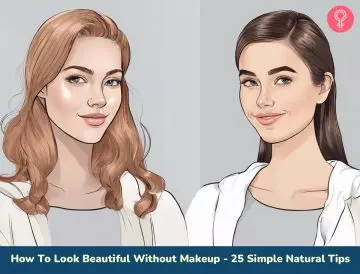 How To Look Beautiful Without Makeup_illustration