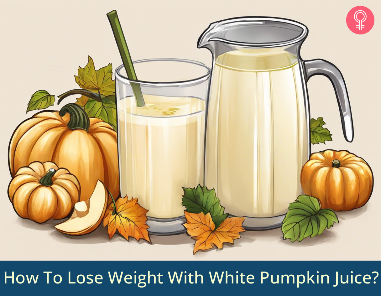 white pumpkin juice for weight loss_illustration