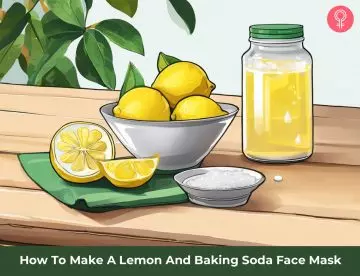 lemon baking soda mask
