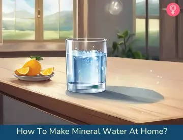 mineral water at home