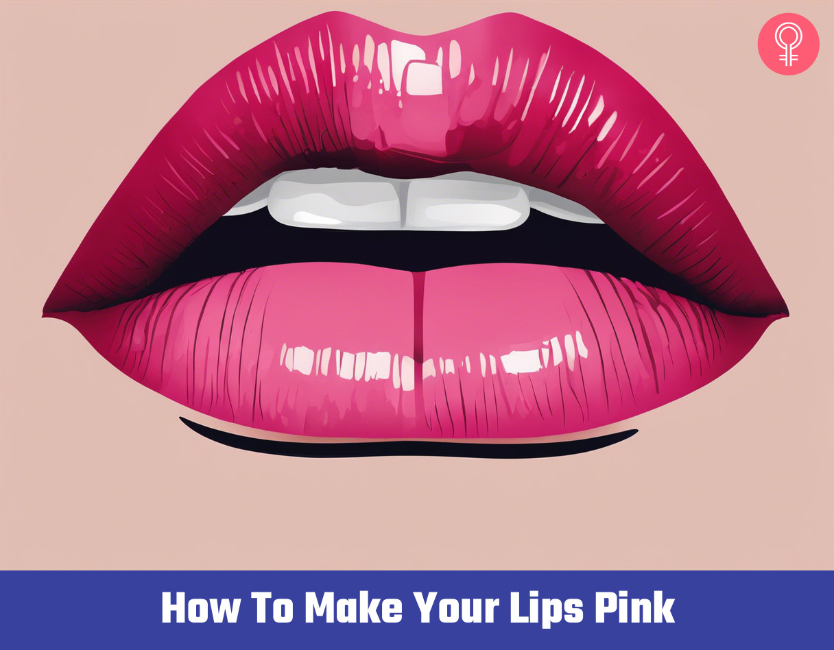 how to make lips pink