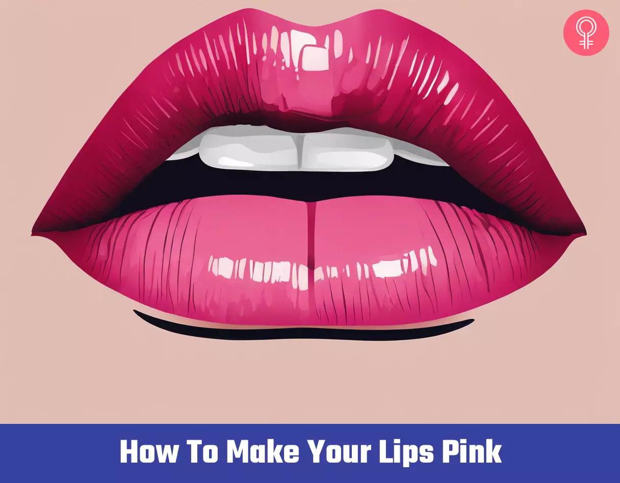 how to make lips pink