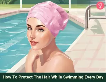 how to protect hair when swimming